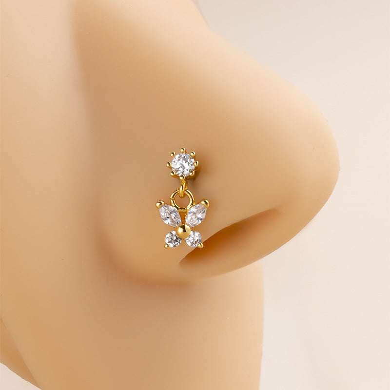 ✨ Exklusiv Näspiercing i Stål