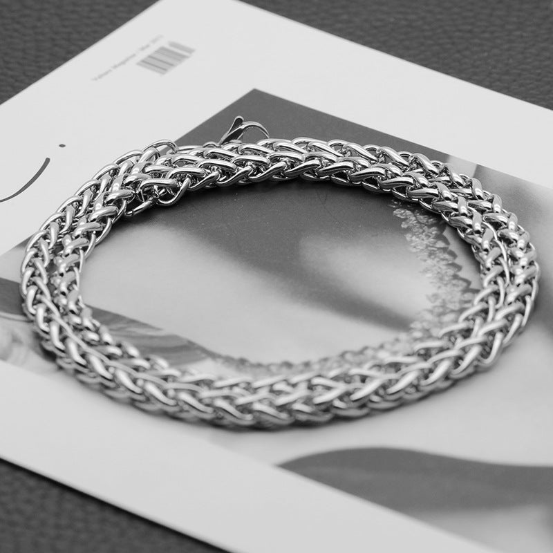 🔥 Stilrena Halsband i Titantål för Män