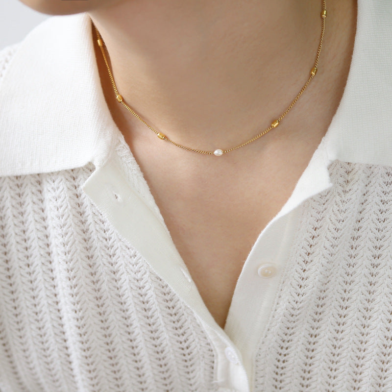 ✨ Elegant Kulhalsband i Fransk Stil