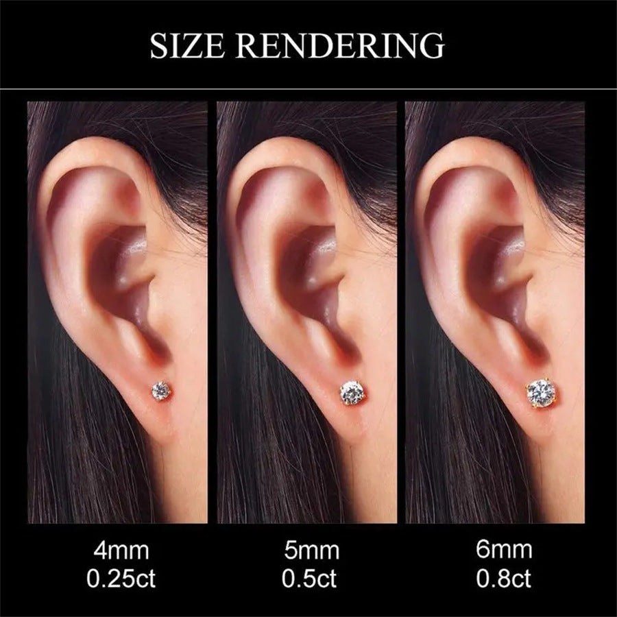 t ✨ Eleganta Zirconia Örhängen 3-Pack
