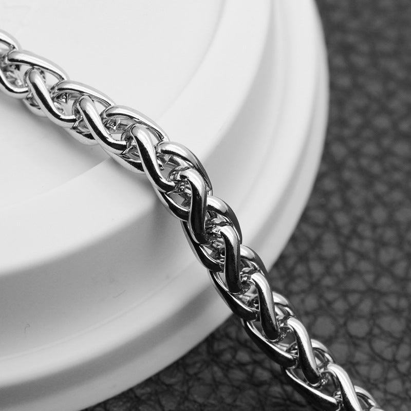 🔥 Stilrena Halsband i Titantål för Män