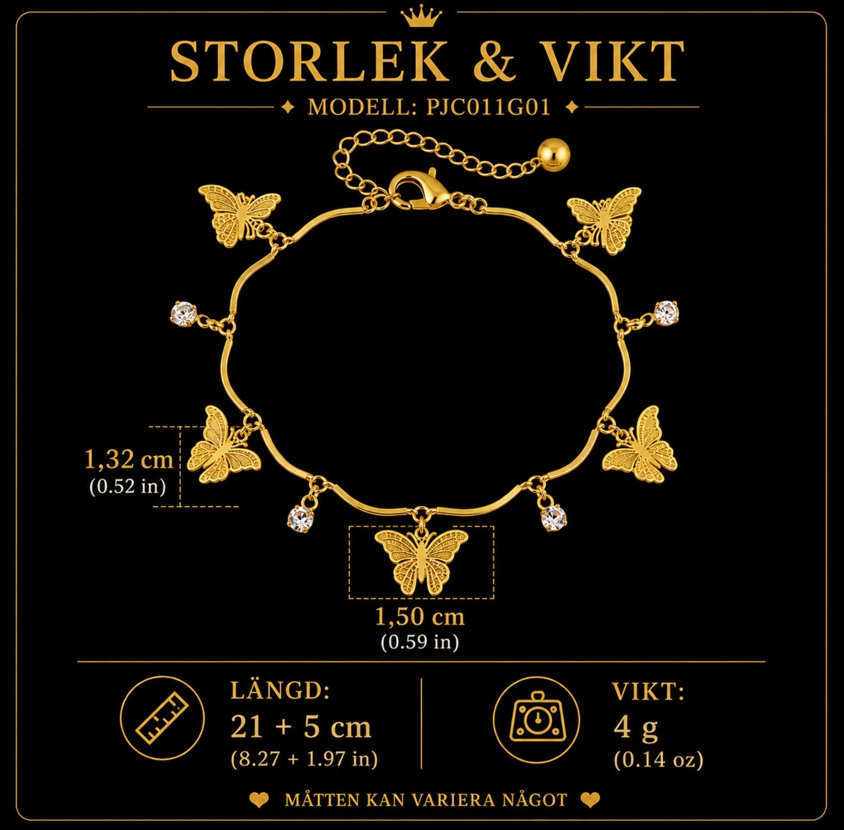 ✨ Eleganta Ankelkedjor i 5 Modeller