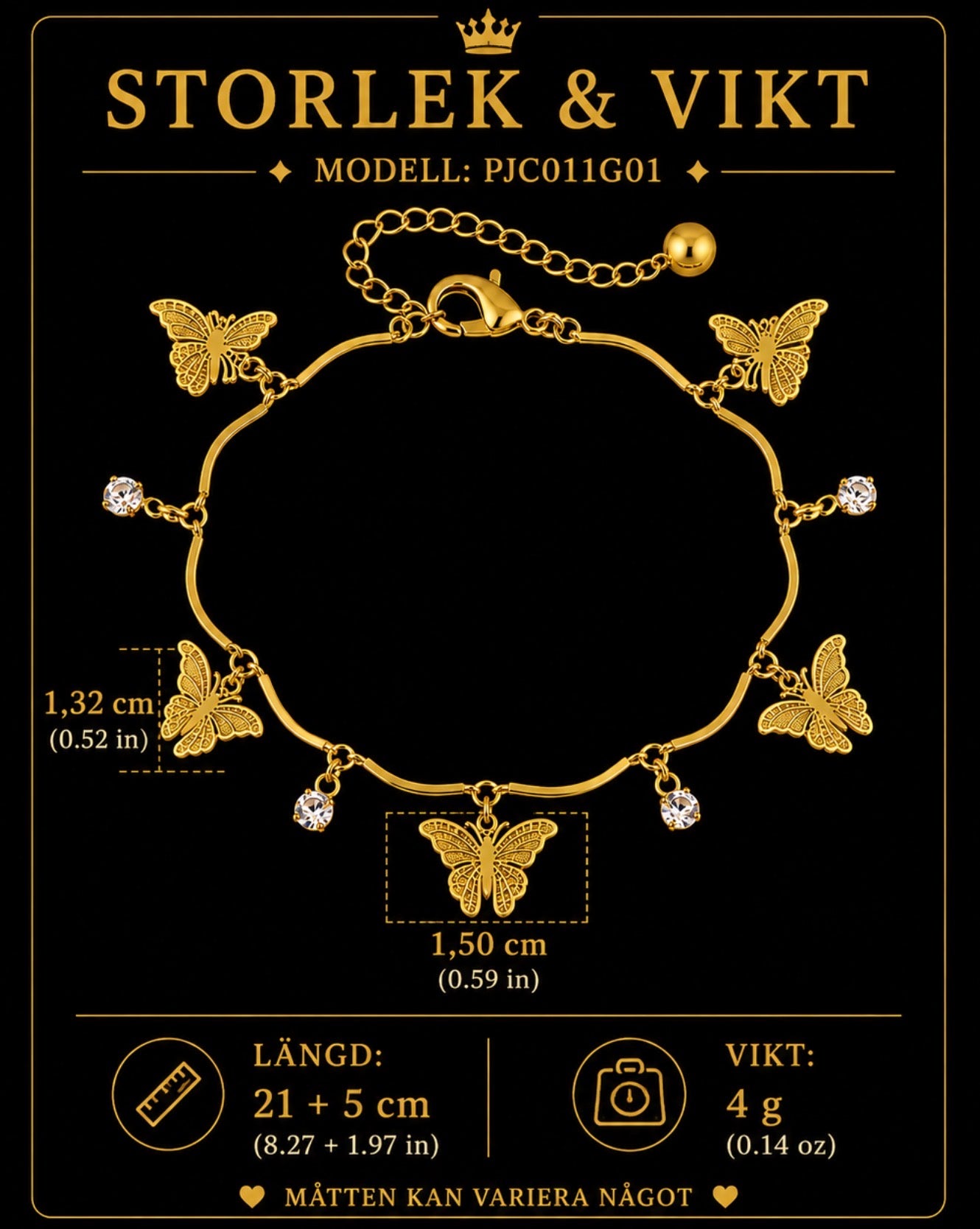 ✨ Eleganta Ankelkedjor i 5 Modeller