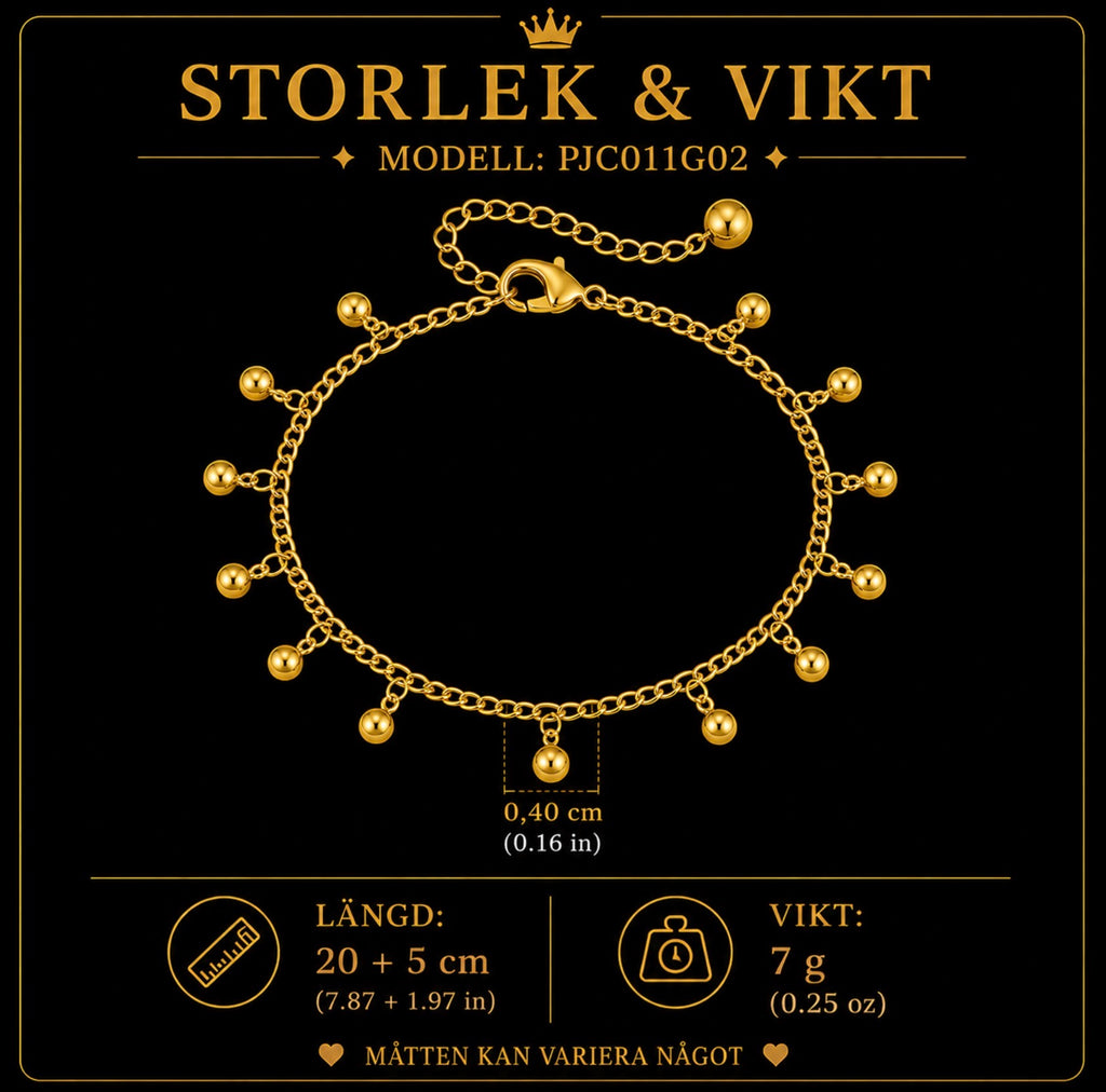 ✨ Eleganta Ankelkedjor i 5 Modeller