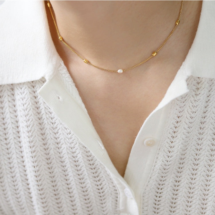 ✨ Elegant Kulhalsband i Fransk Stil