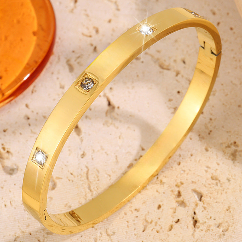 Elegant Armband med Stenar