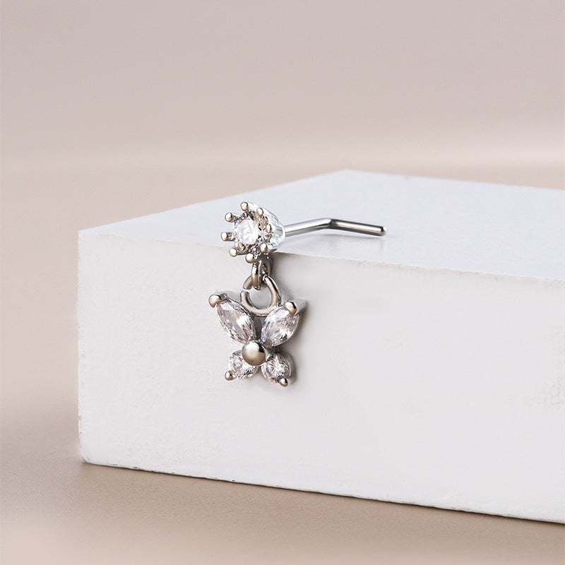 ✨ Exklusiv Näspiercing i Stål